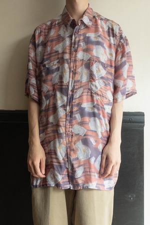 C&A ウォッシャブルシルクS/Sシャツ 413B