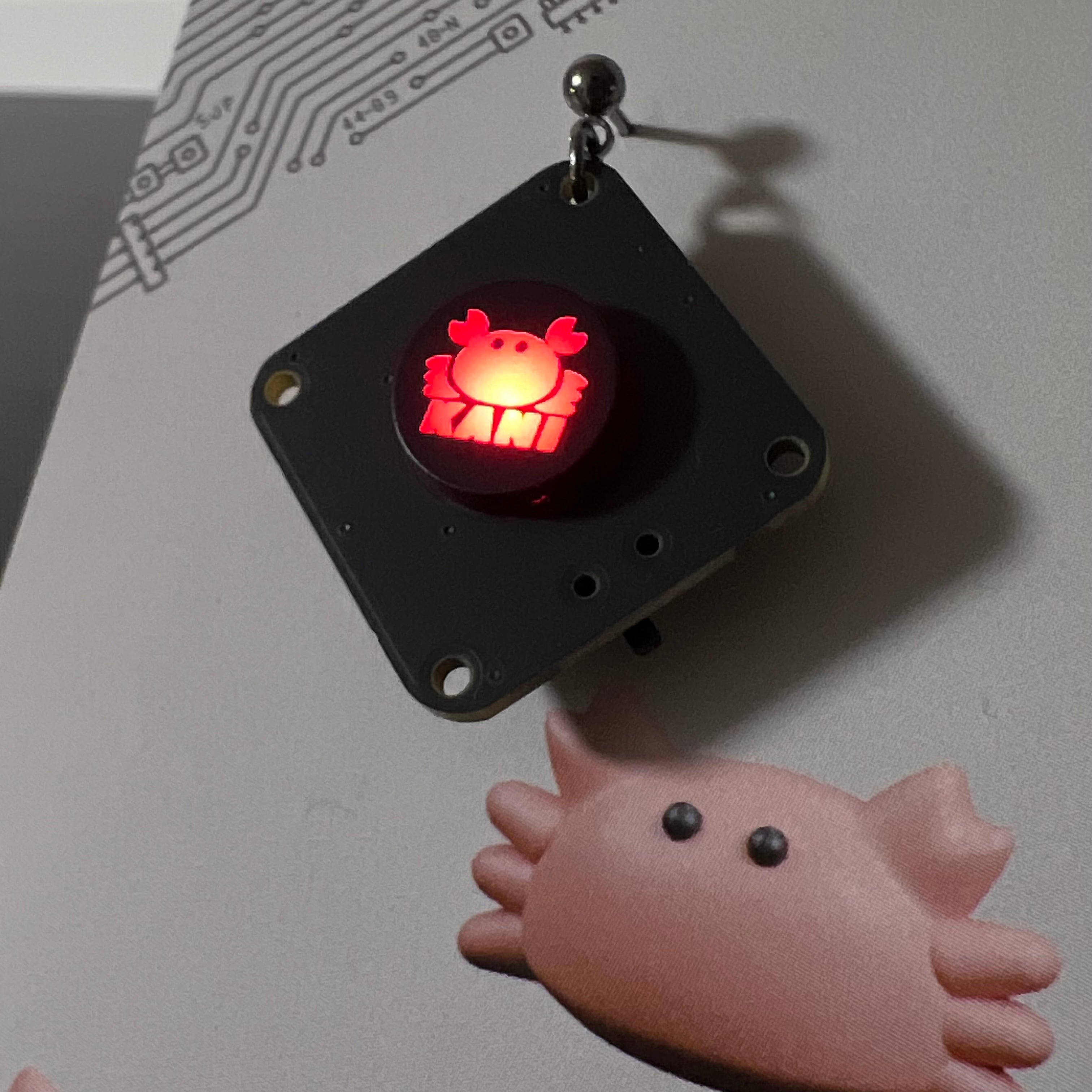 カニ】選べるゲーミングカニアクセサリー（オーロラカニステッカーつき