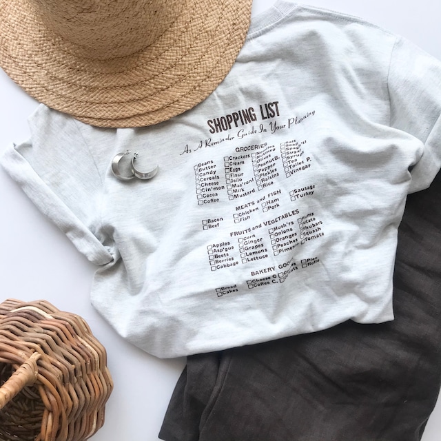 SHOPPING LIST S/S Tee Adult