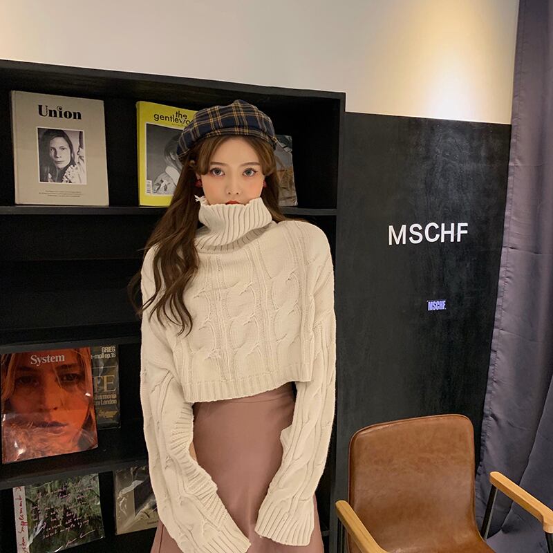 レディース ニット ショート丈 ショート ショート丈 ミニ ミニ丈ニット セーターレディーススタイル