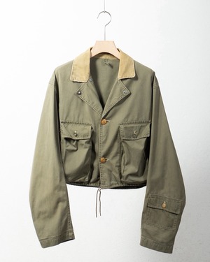 vintage "RED HEAD" short length cotton fishing jacket