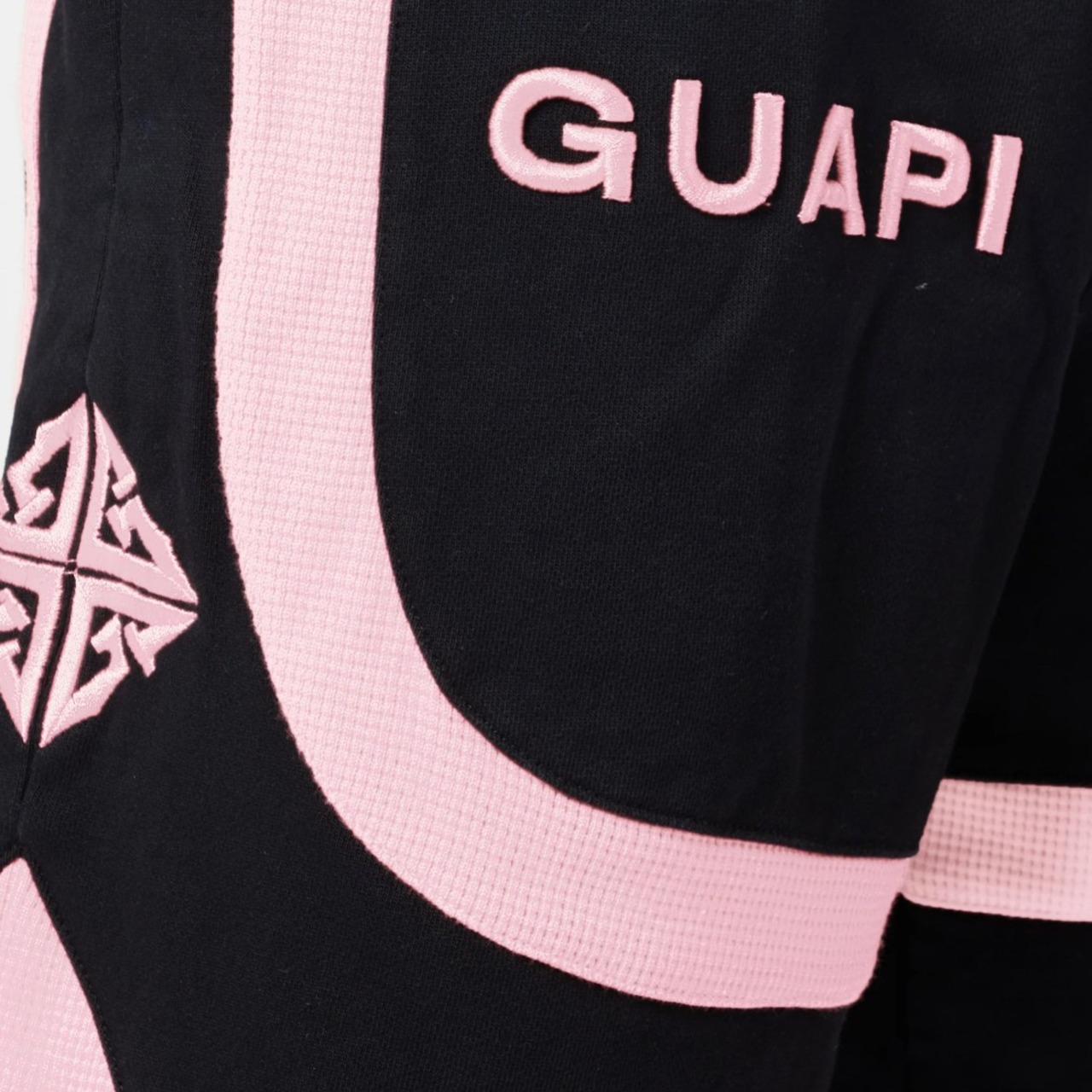 GUAPI / obsidian black sweat shorts V2