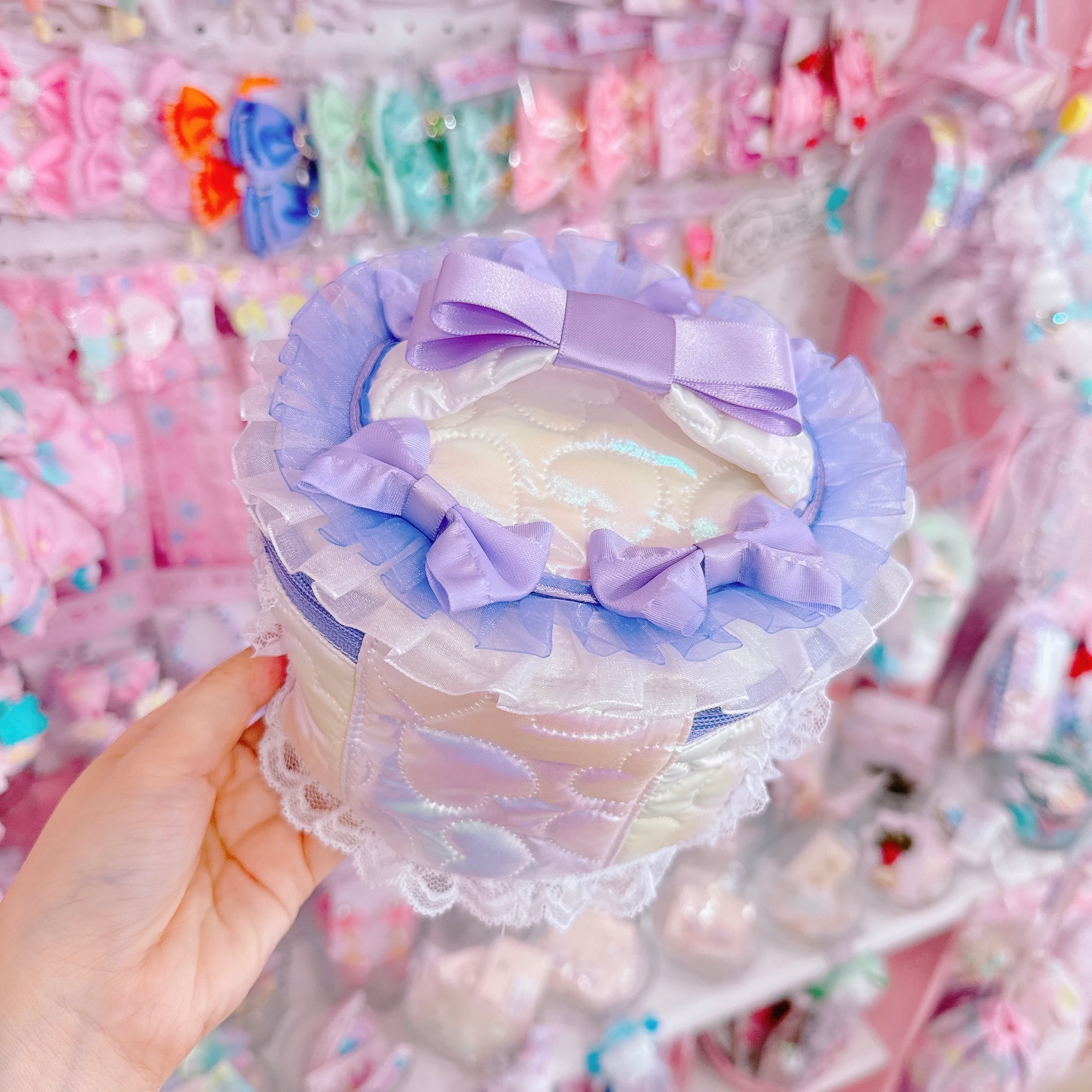 【E7】139-14ケーキポーチ（リボン）