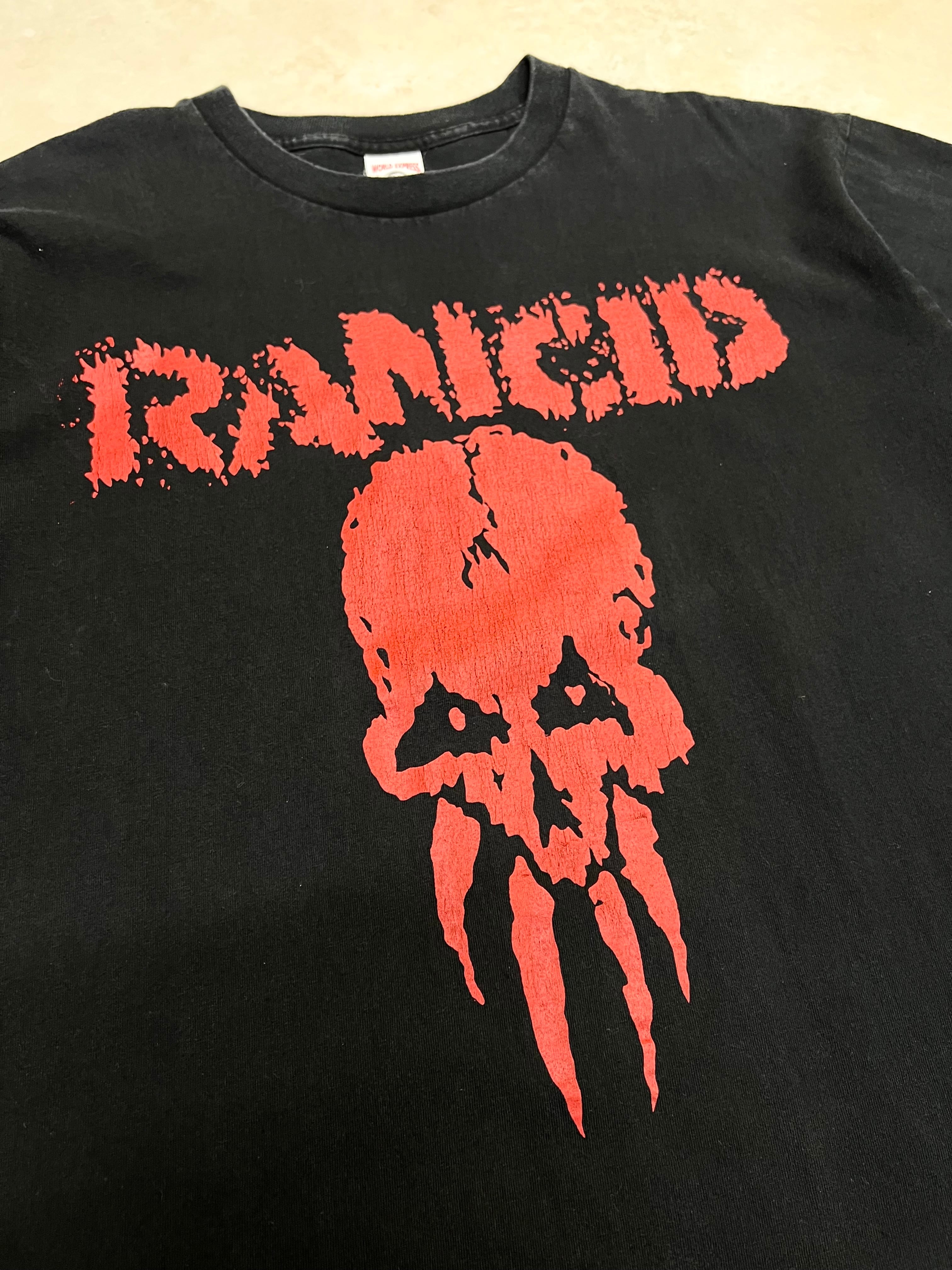 90s RANCID 98年ツアーTシャツ パンク ロック バンドTシャツ 90s RANCID 98年ツアーTシャツ パンク ロック バンドTシャツ