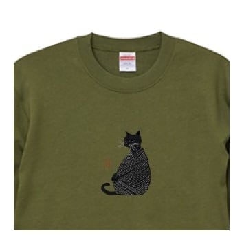 和モダン シルエット スウェット リブ付/Modern Japanese style sweatshirt with ribbed detail