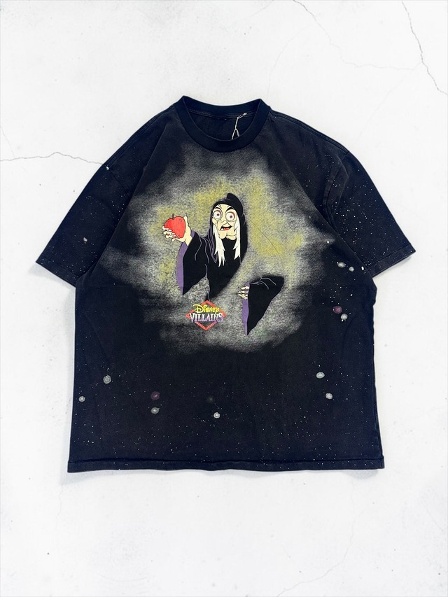 ［90s'］Disney Villains "魔女"Print T-shirt XL