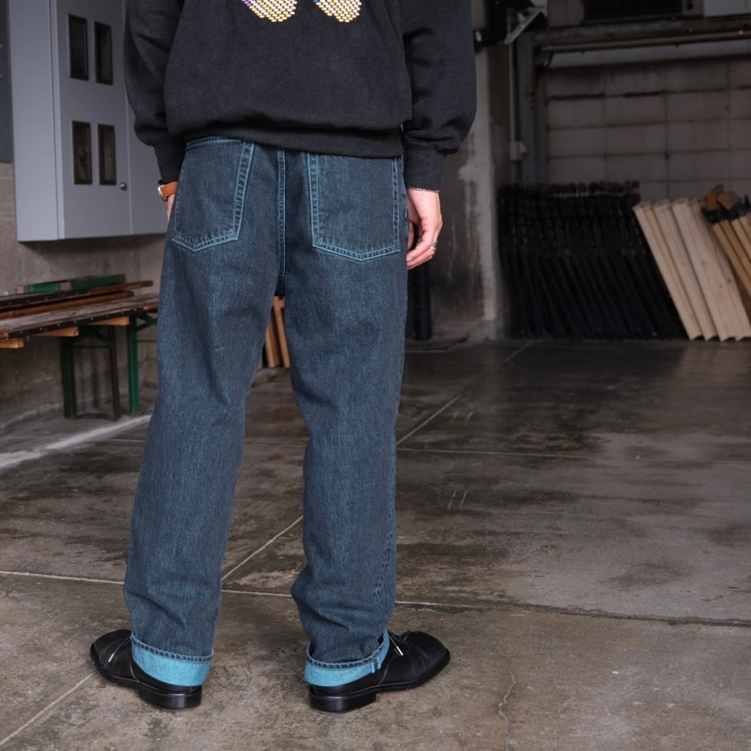 パンツ gourmet jeans for SUPPLY / LOOSE Black gourmet jeans for