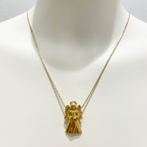 Vintage Angel Pendant Necklace