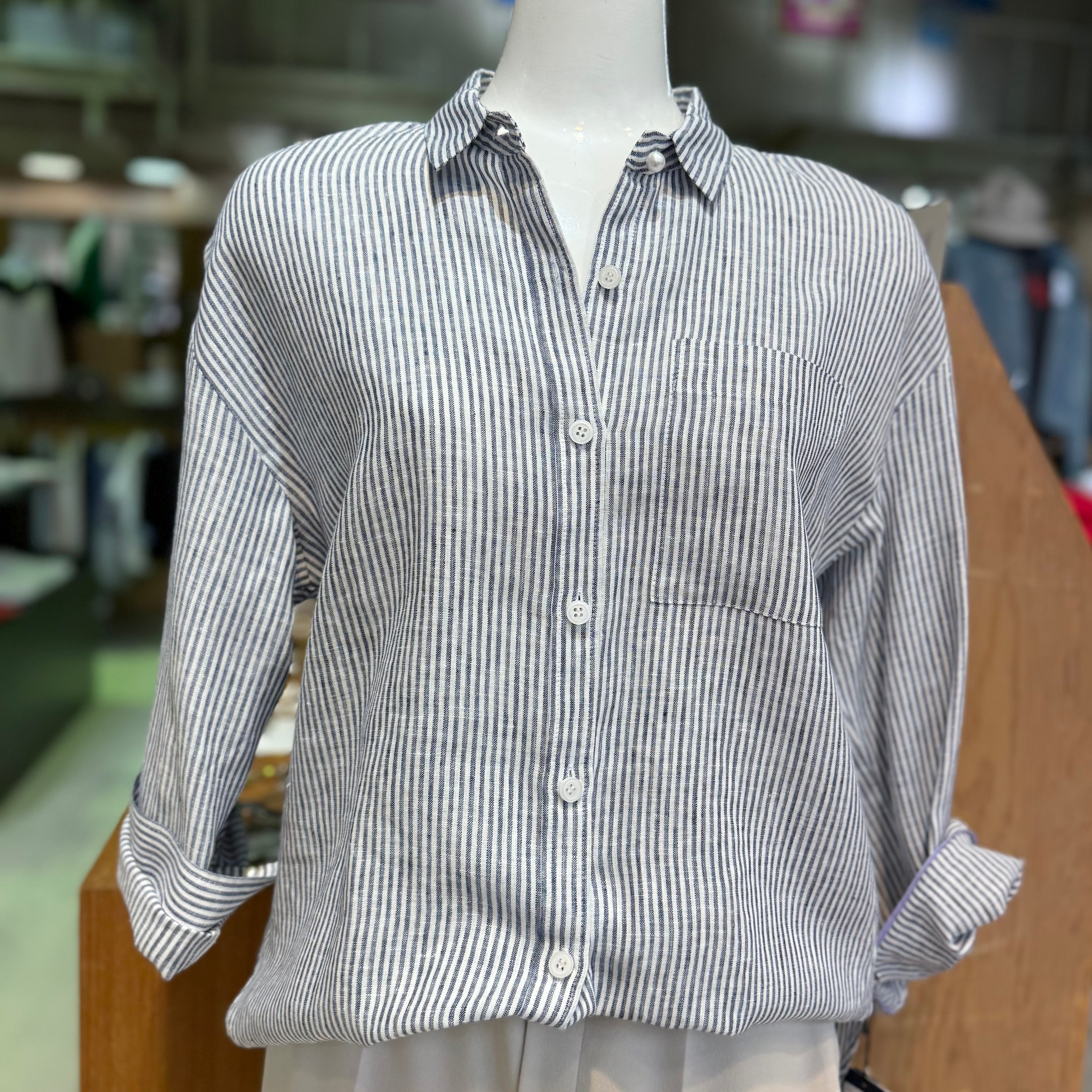 フレンチリネン ロゴTシャツ 38 BLUE FRONCE 黒 新品タグ付 BLUE FRONCE ブルーフロンセ フレンチリネンシャツ 621417 | JXT-STYLE