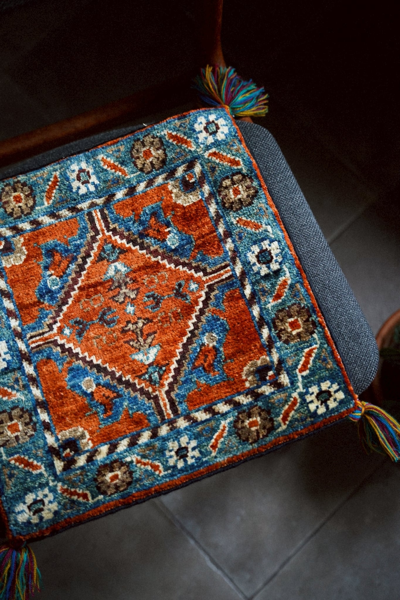 2174-Vintage Baluch rug | 手織りのヴィンテージラグ専門店 | Bahr