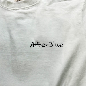 AfterBlue/アフターブルー back design Tシャツ ナチュラル【オーガニックコットン】【ユニセックス】