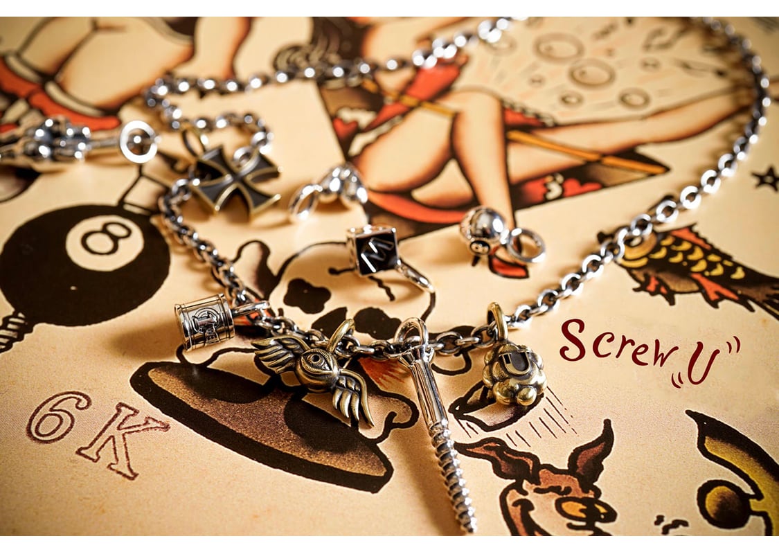 WEIRDO JEWELRY】ウィアードジュエリー U- TOP ネックレストップ