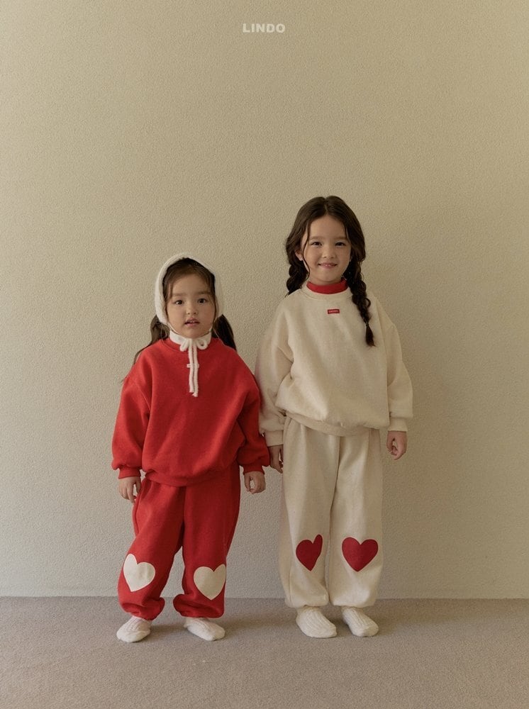 【予約商品】big heart jogger pants