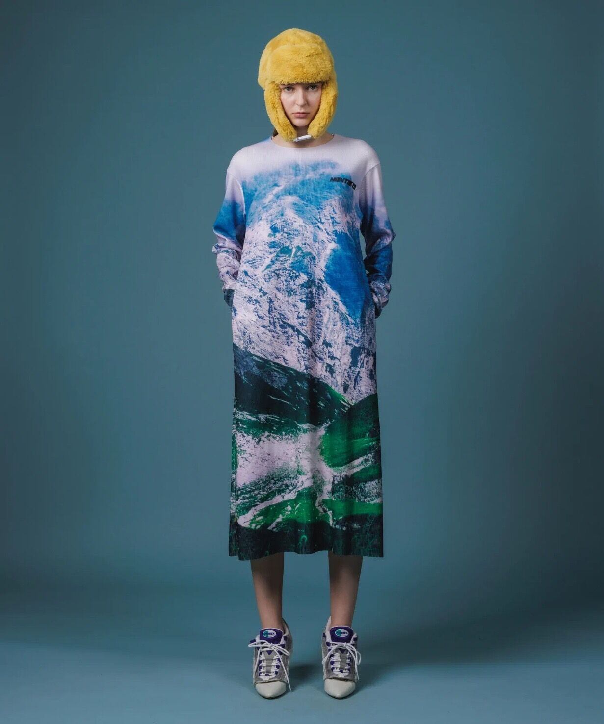 NON TOKYO RIB CREWNECK ONE-PIECE (LONG SLEEVE/ALPS) | IAAAM ONLINE