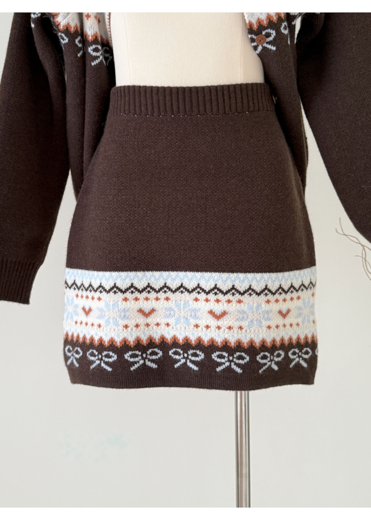 ノルディックガーリーニットセットアップ LK1812