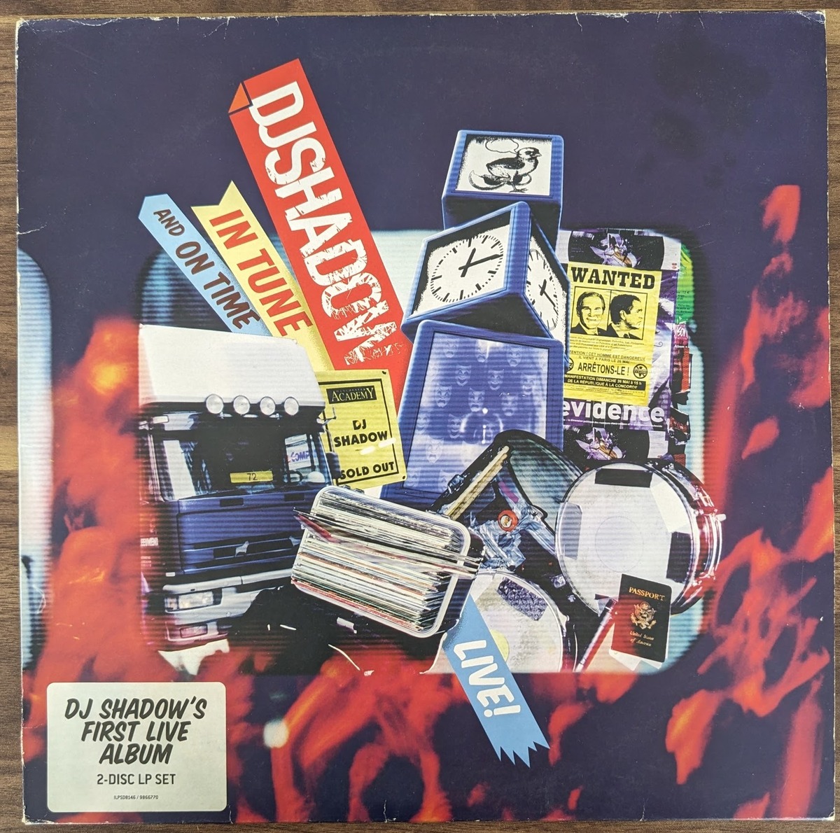 DJ Shadow「Live! In Tune And On Time」：LPレコード | 音とこだま
