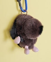 【直営限定ITEM】COOLAファーDOGGYバッグチャーム (BROWN) CQ-47526H