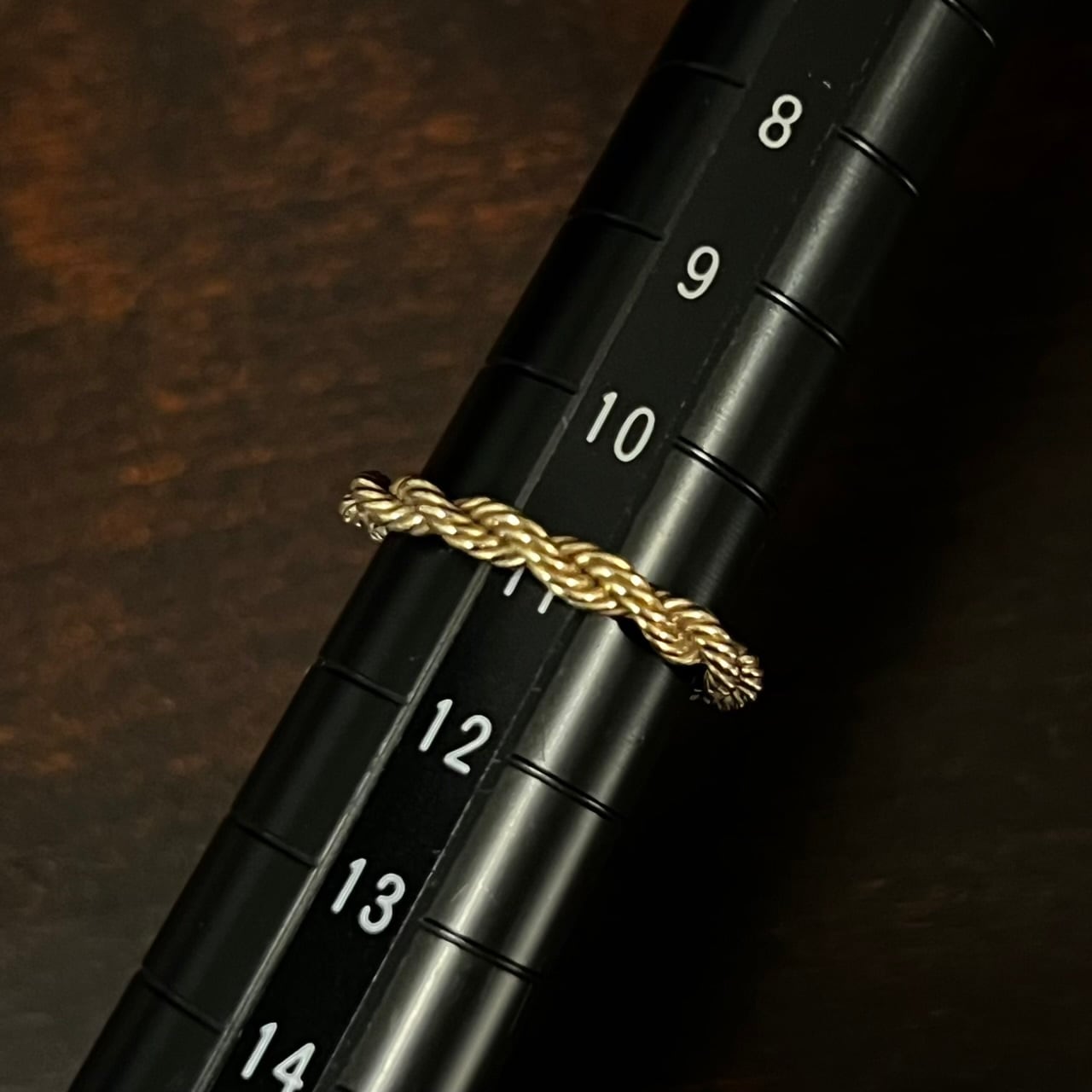 VINTAGE TIFFANY & CO. 14K Gold Twist Rope Ring | ヴィンテージ