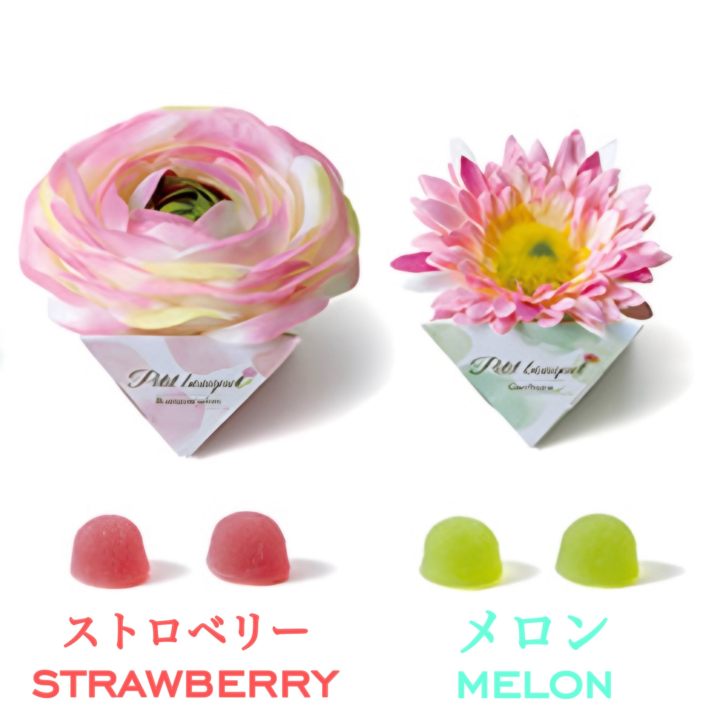 抹茶と花のギフトセット｜選べる抹茶20g＋フラワースイーツ｜母の日