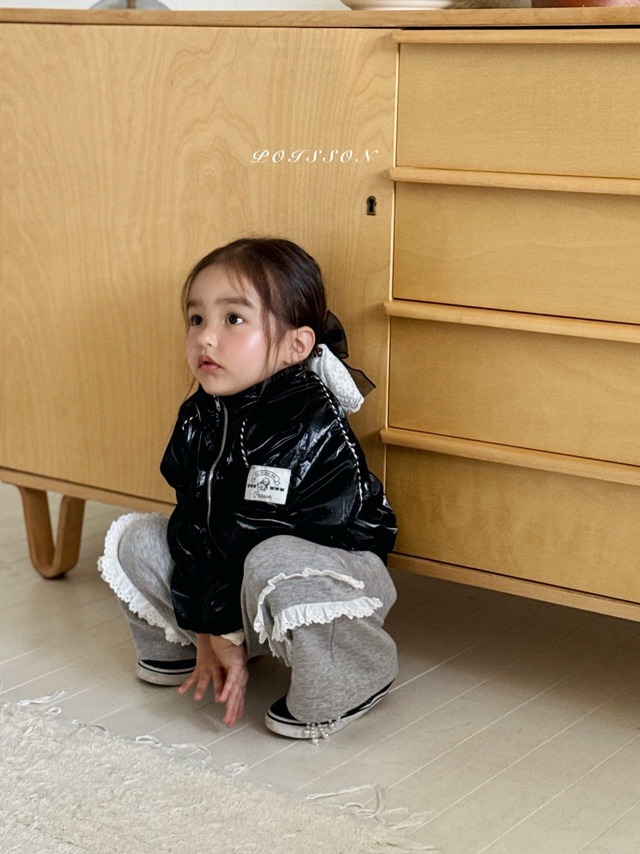 [即納S/M]≪POISSON≫mono windbreaker black 19