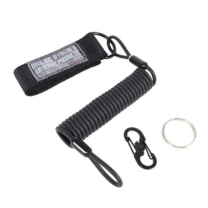 【特価処分】ドレス(DRESS) タクティカルランヤード AIRBONE 極太 艶消し 頑丈 丈夫 釣り 釣り具 魚掴み プライヤー ラインカッター フィッシュグリップ カラビナ