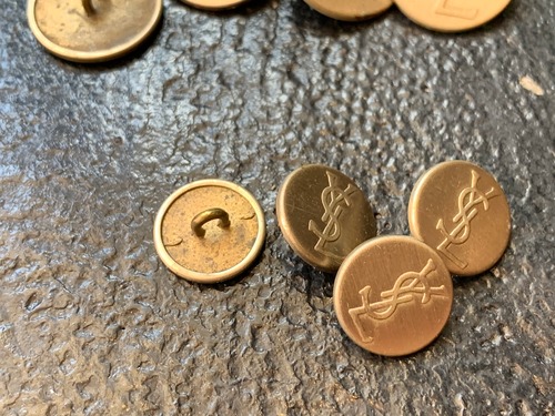 Vintage YSL YVES SAINT LAURENT Button Small (イブサンローラン　ボタン)