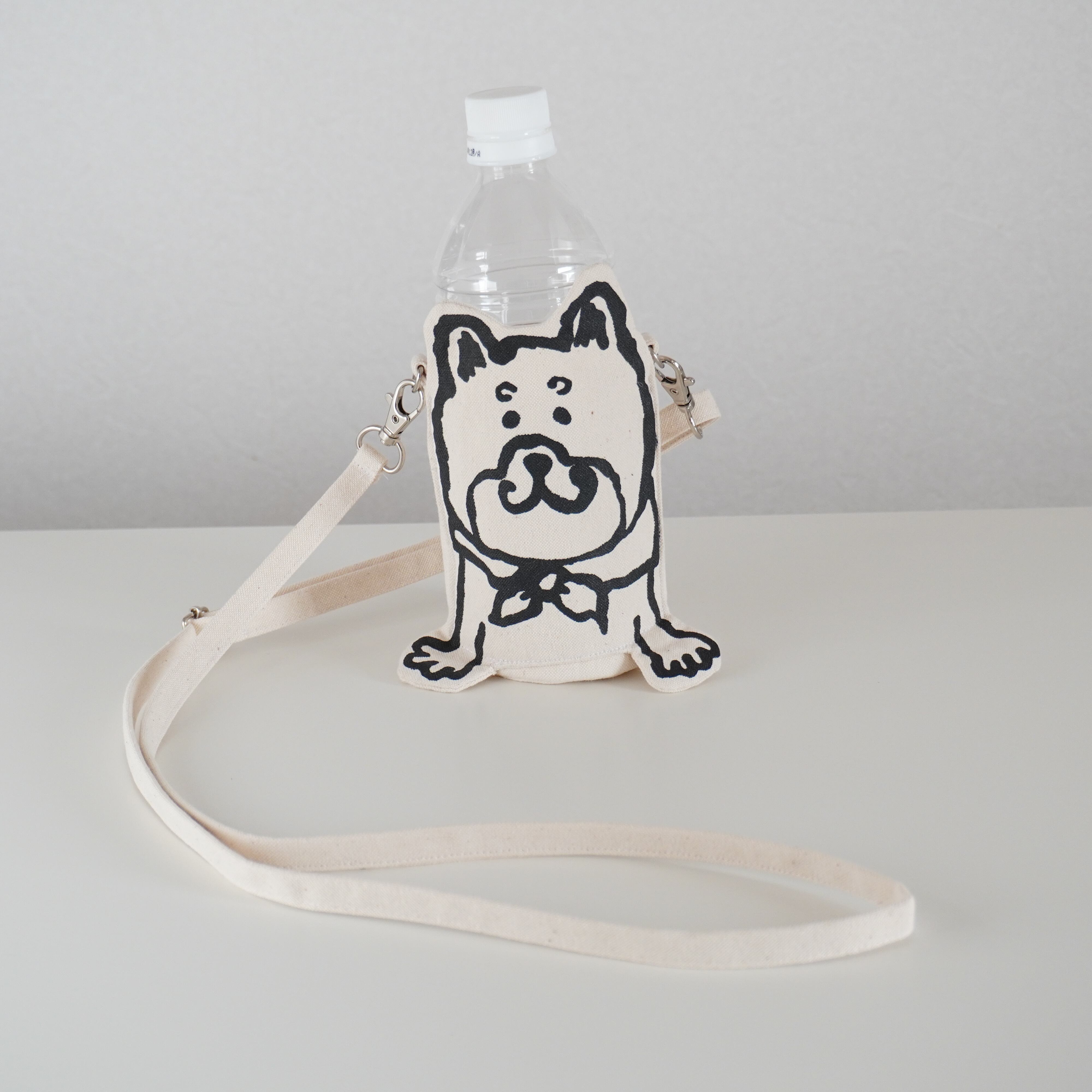 柴犬の柴山くんのペン立て/ペットボトルホルダー/スマホショルダー