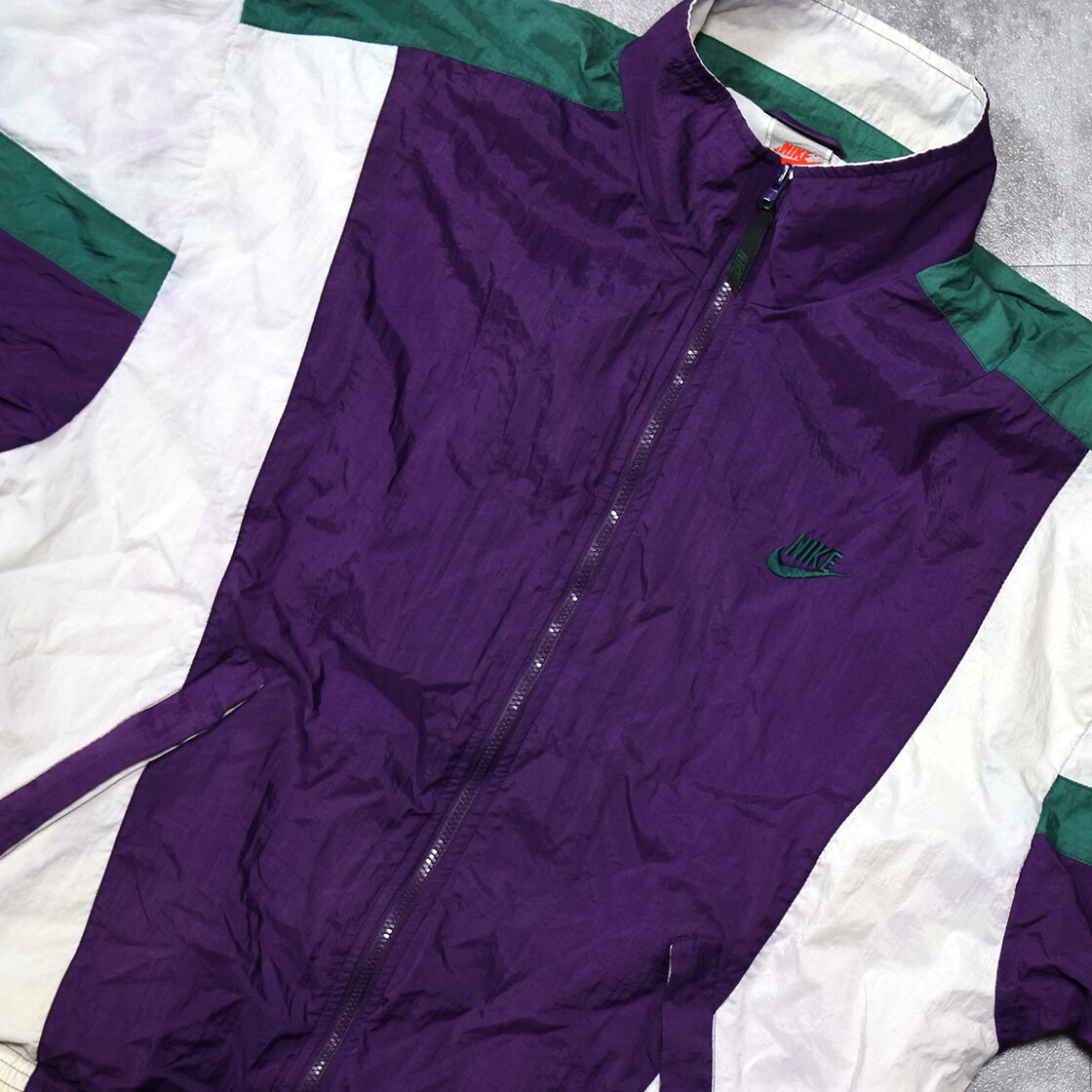 Nike Vintage Color-Block Windbreaker Jacket / 90s Style / 銀タグ