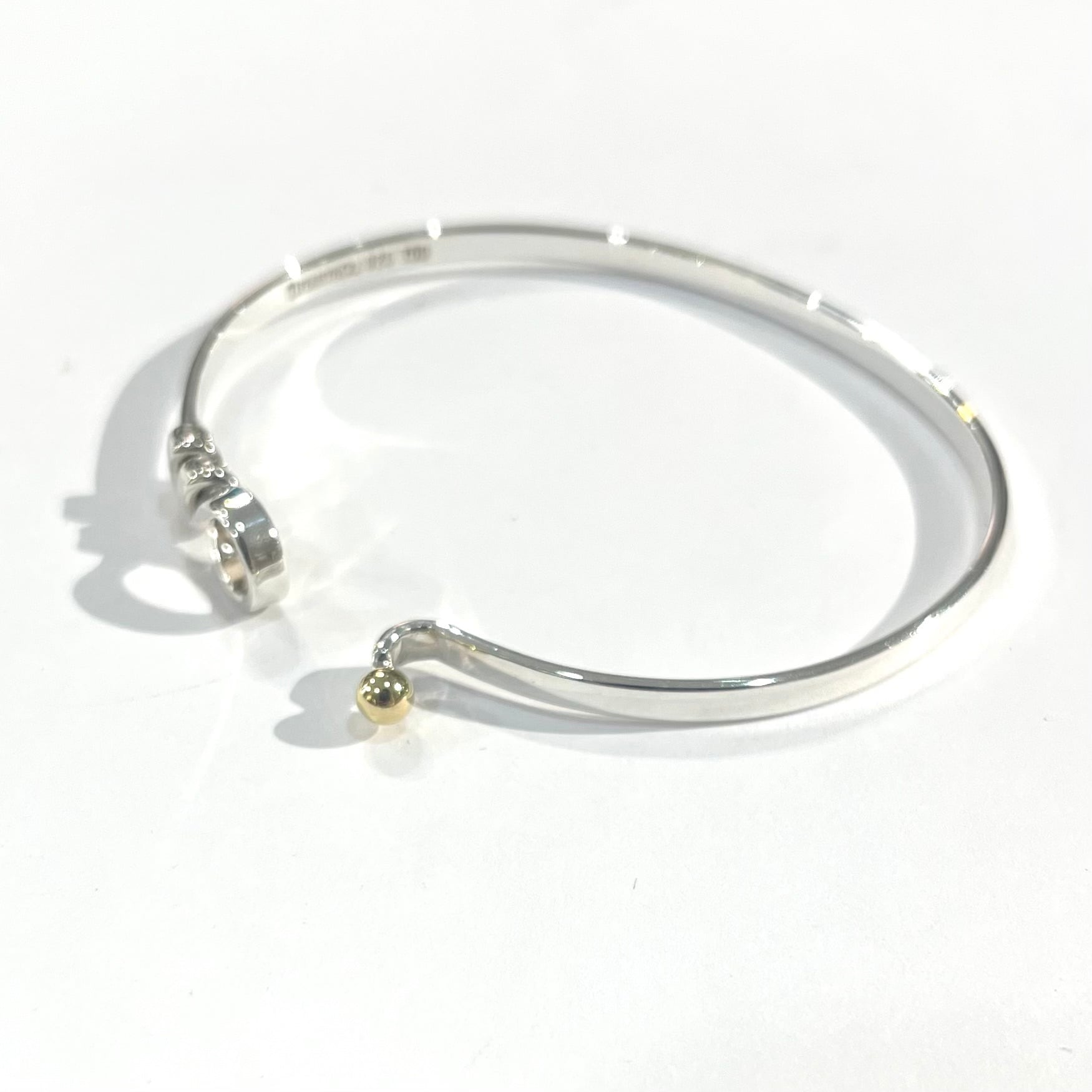TIFFANY&CO.】2944 silver925×18k ティファニー コンビ silver× 18k