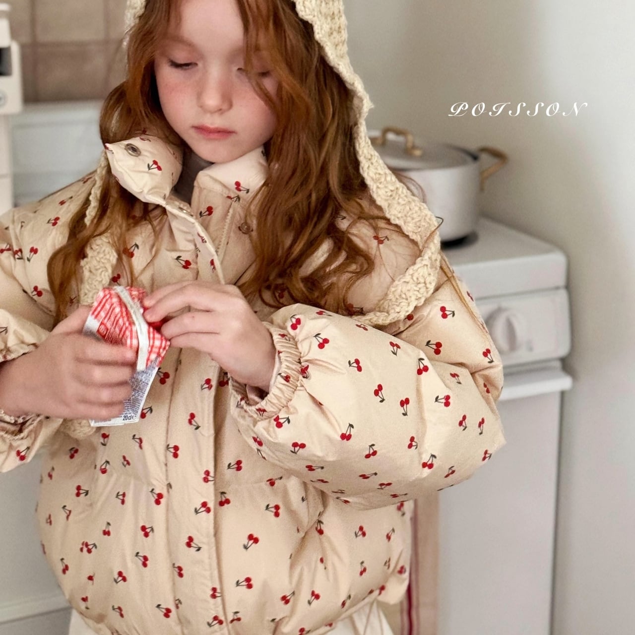 «予約»«ジュニアサイズあり»«poisson» シエナアウター 2colors