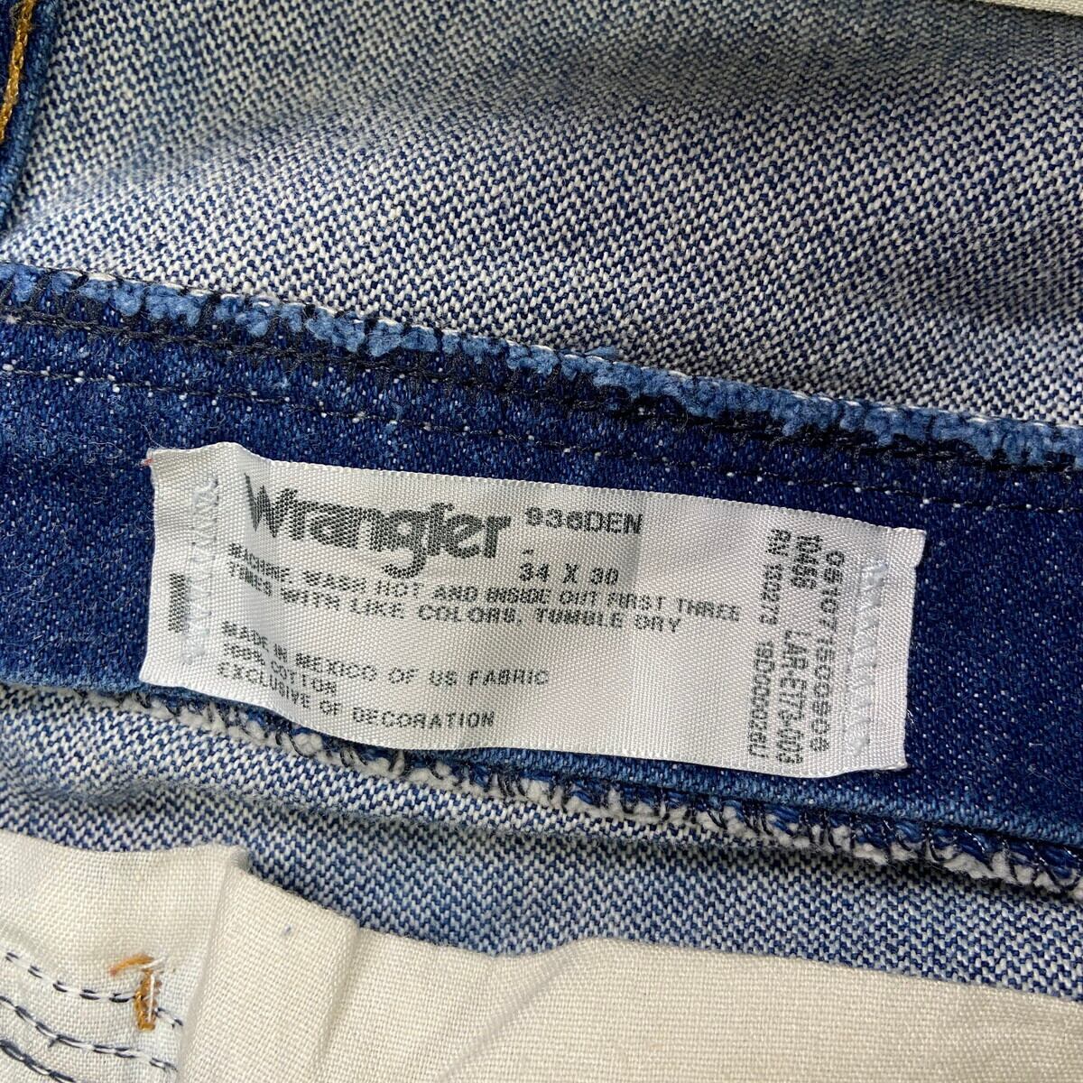 Wrangler ラングラー 936DEN デニムパンツ ストレート メンズW33相当 Wrangler ラングラー 936DEN デニムパンツ ストレート メンズW33相当