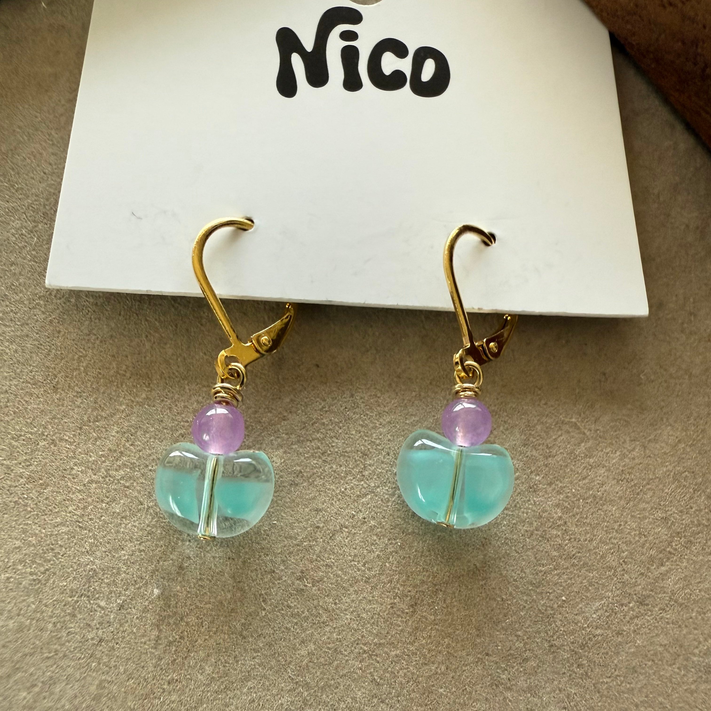 NC26103【サージカルステンレス:ゴールド】nicoピアス