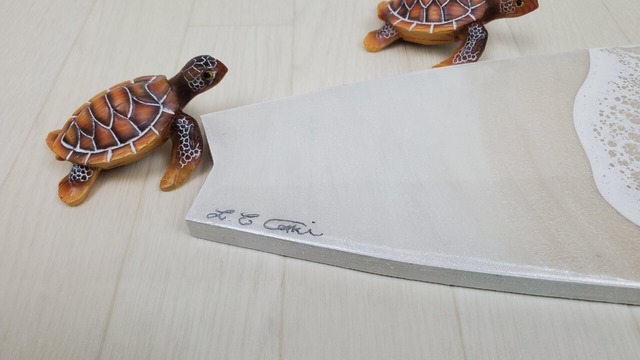 93.オーシャンレジンアート サーフボード型(小)