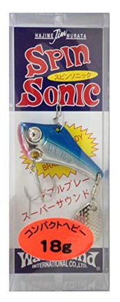Water Land(ウォーターランド) ルアー スピンソニック 18g ブルー/シルバー