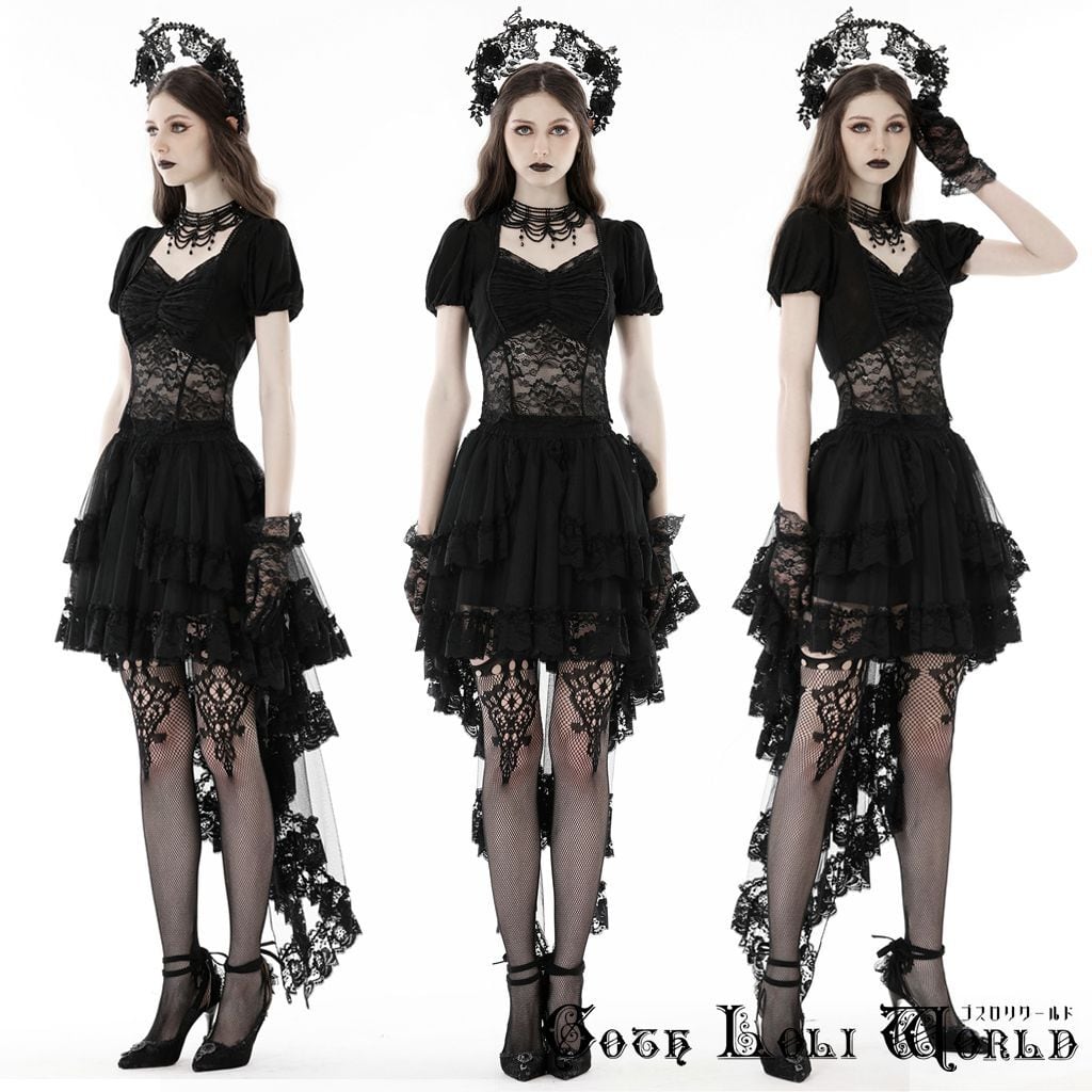 ゴスロリ　フィッシュボーン　スカート SEASONZ ゴスロリ フリル フィッシュボーン スカート ハイ