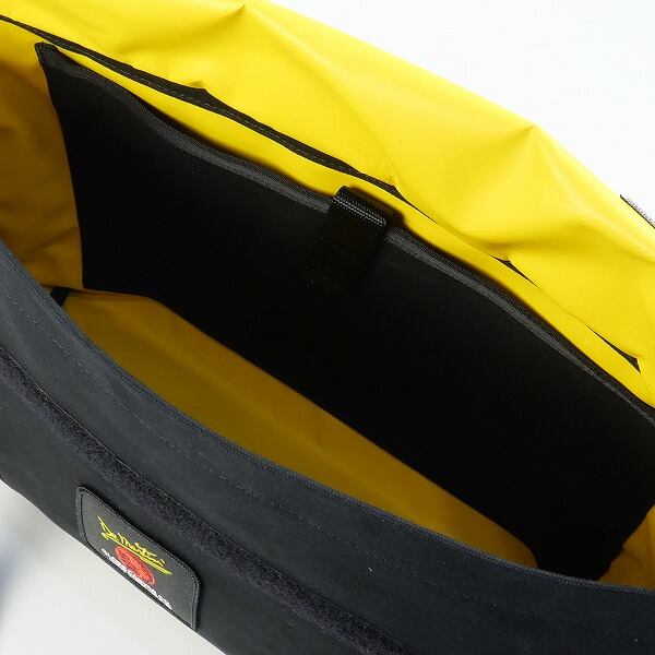 シュプリーム メッセンジャーバッグ ナイロン レザー 黒 黄色 Size【フリー】 SUPREME シュプリーム 20SS De Martini Messenger Bag