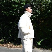 product twelve(プロダクトトゥウェルブ) ダウンジャケットエクリュコーディネート