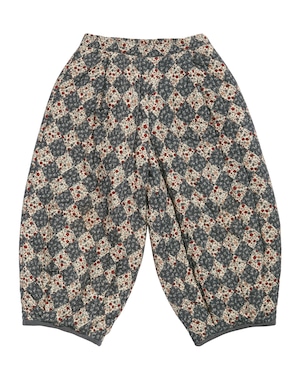 送料無料 Little cotton clothes/Quilted Jessica Trousers - Harlequin Floral