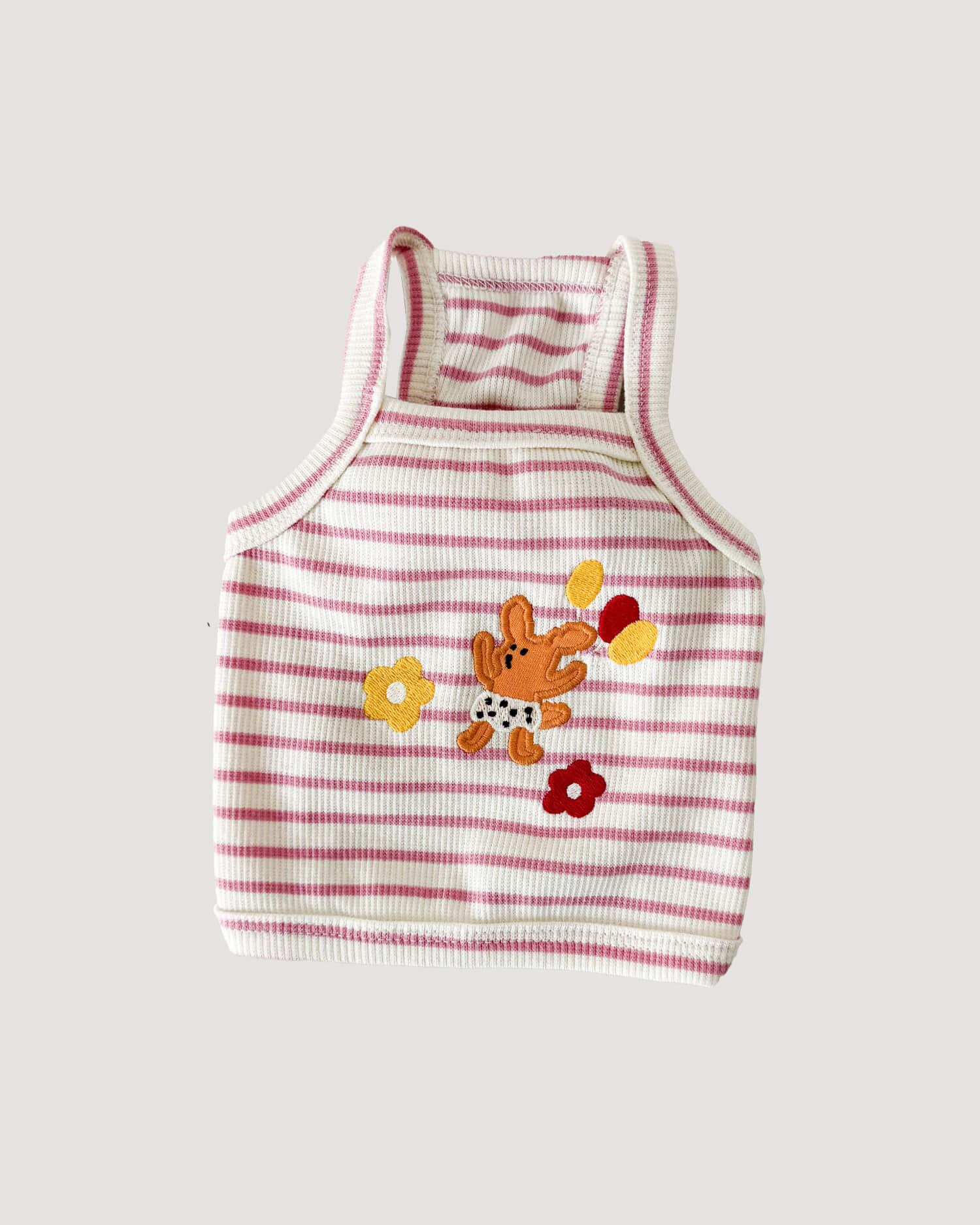 予約【cote a cote】Balloon Puff Crop Top (Pink)