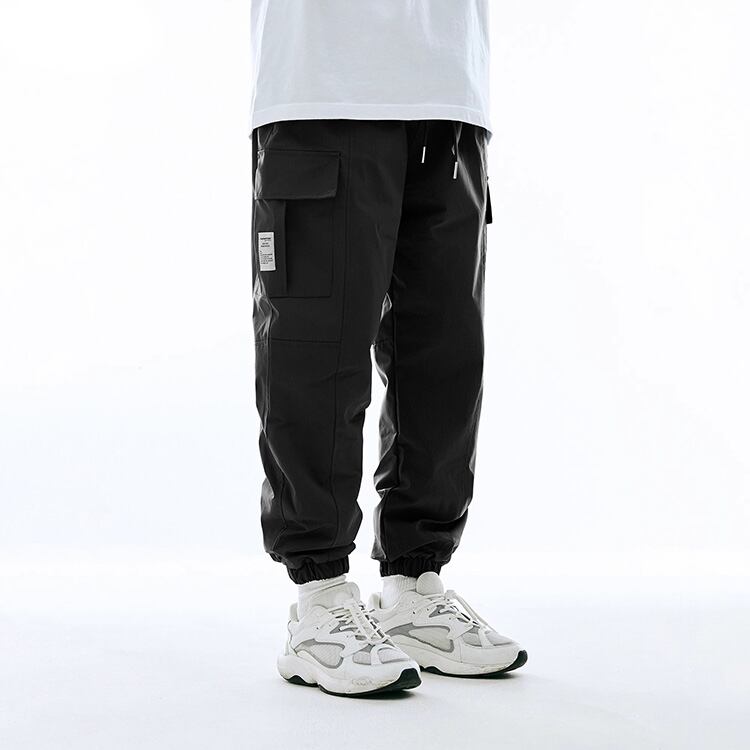 ★DRAWSTRING BUNDLE LEG CASUAL SPORTS PANTS　　　A0498