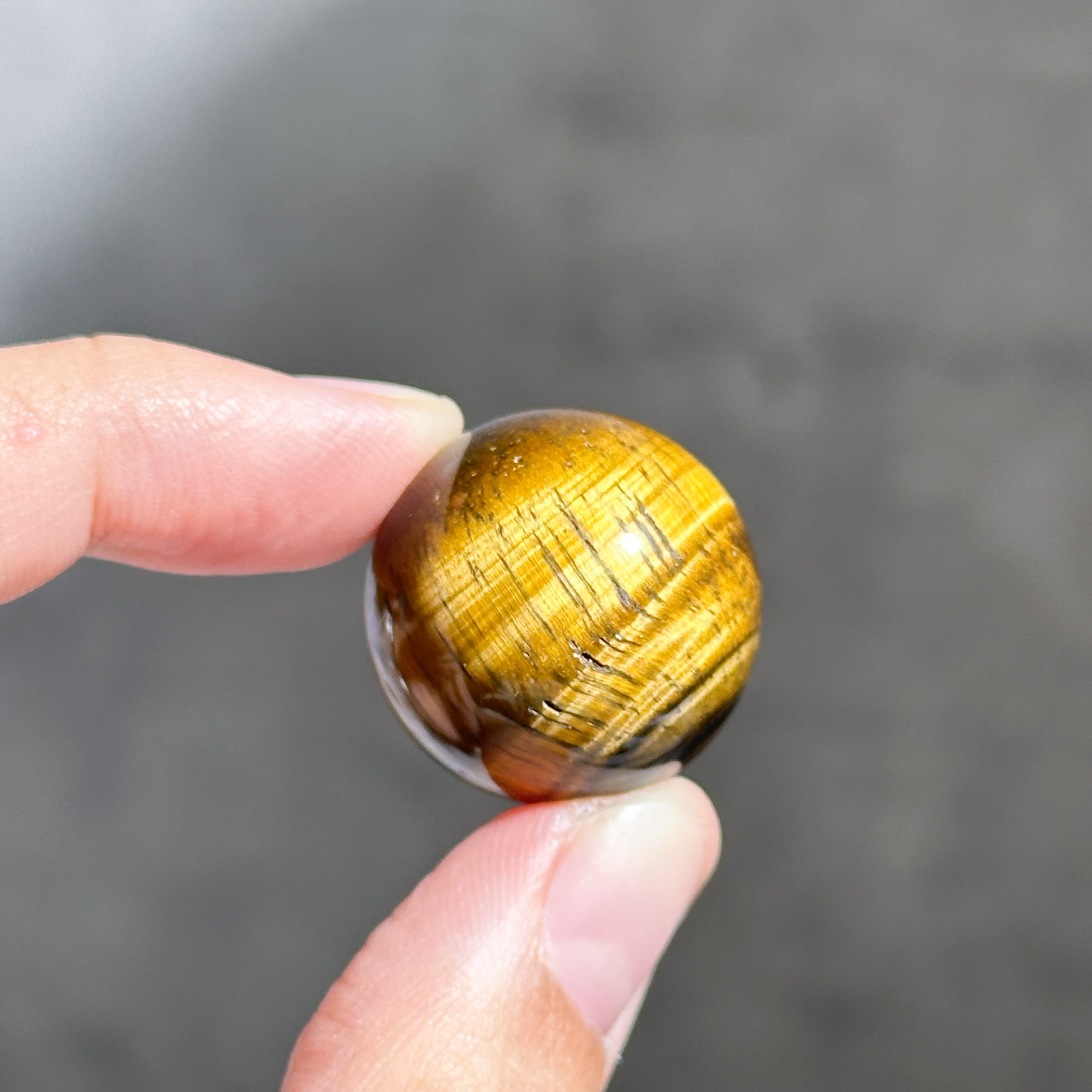 タイガーアイ スフィア（丸玉）41◇ Tiger's eye ◇天然石・鉱物
