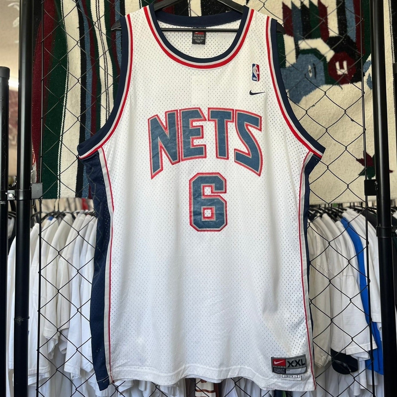 NBA ニューヨークネッツ ゲームシャツ タンクトップ バスケットボール