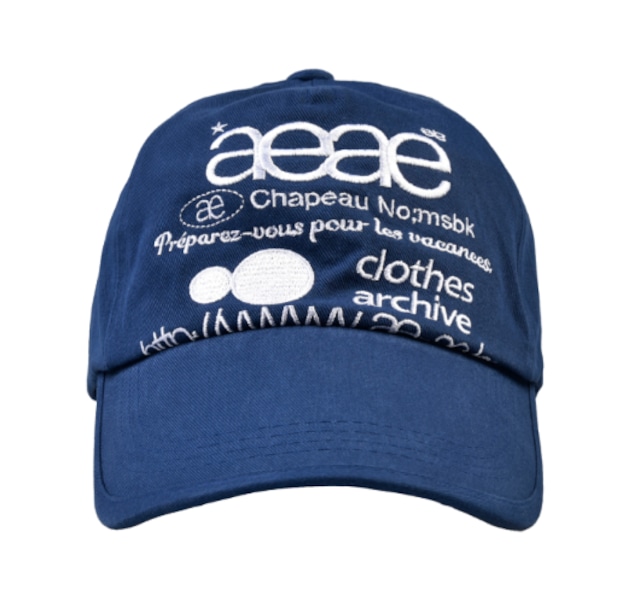 [AEAE] WEB LOGO 5 PANNEL BALL CAP - [BLUE] 正規品 韓国ブランド 韓国通販 韓国代行 韓国ファッション