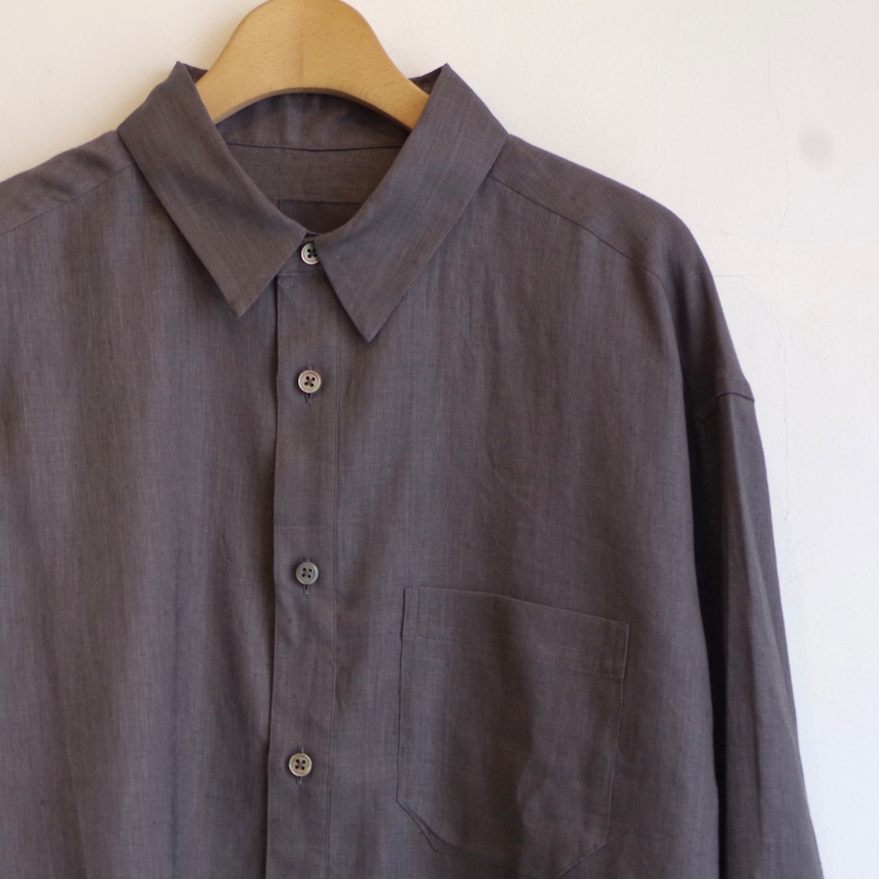 comm.arch.  French Linen L/S Shirt