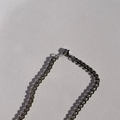 大粒パール チェーンネックレス［SSN043］