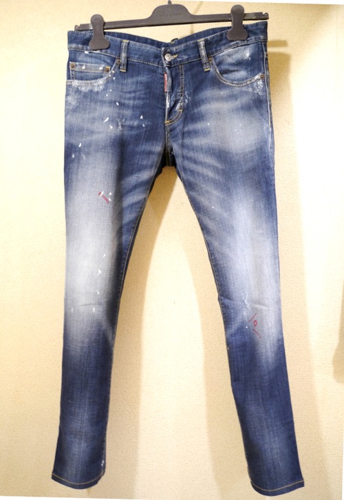 新同★DSQUARED2 ディースクエアード SlimJeanストレッチ デニム★