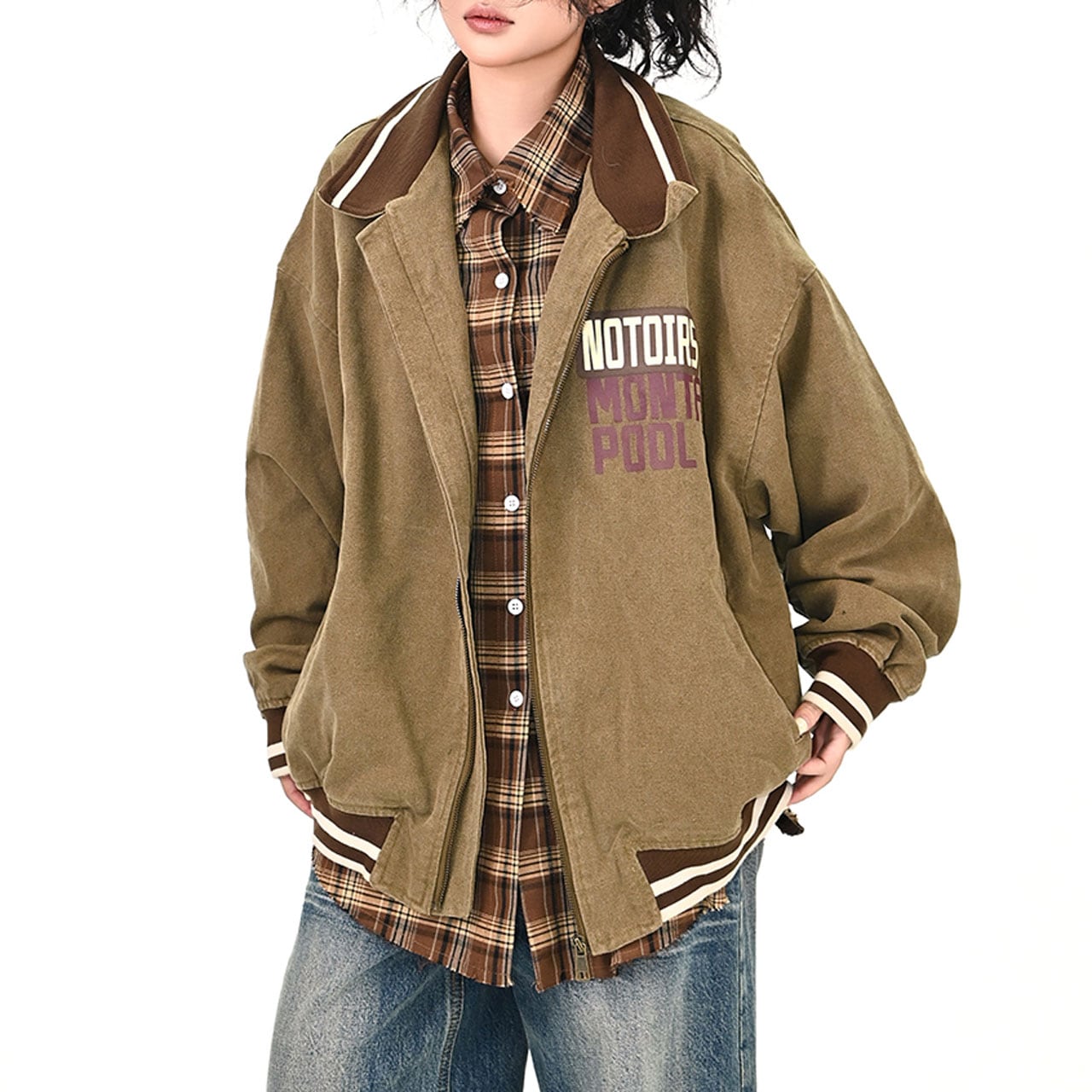 カレッジテイストヴィンテージジャケット 2col R00990