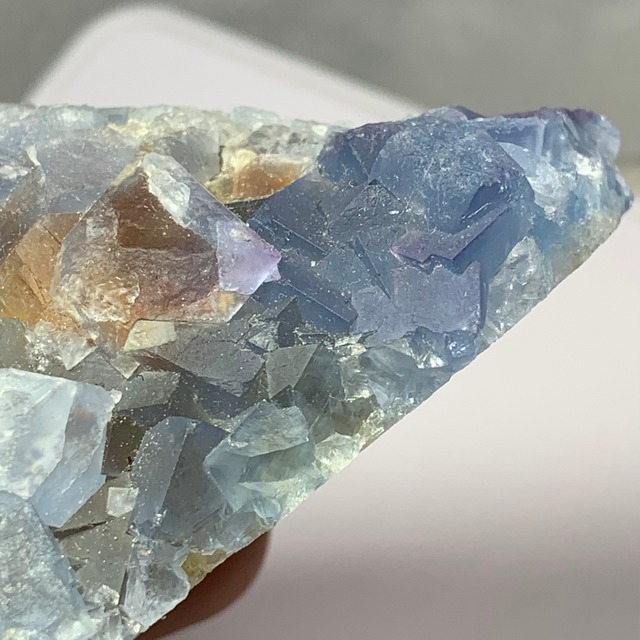 ビンガム産✩スカイブルーフローライト原石クラスター