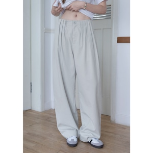 tack wide long pants