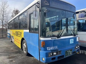 案内表示切替スイッチ：熊本200か172号車（九州産交バス）